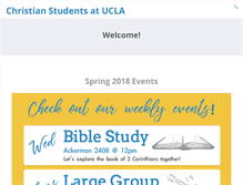 Tablet Screenshot of christian-students.org